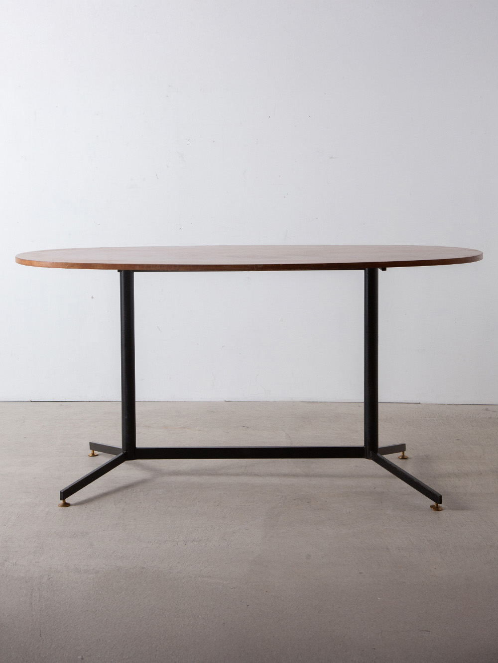 Vintage Dining Table in Wood and Steel