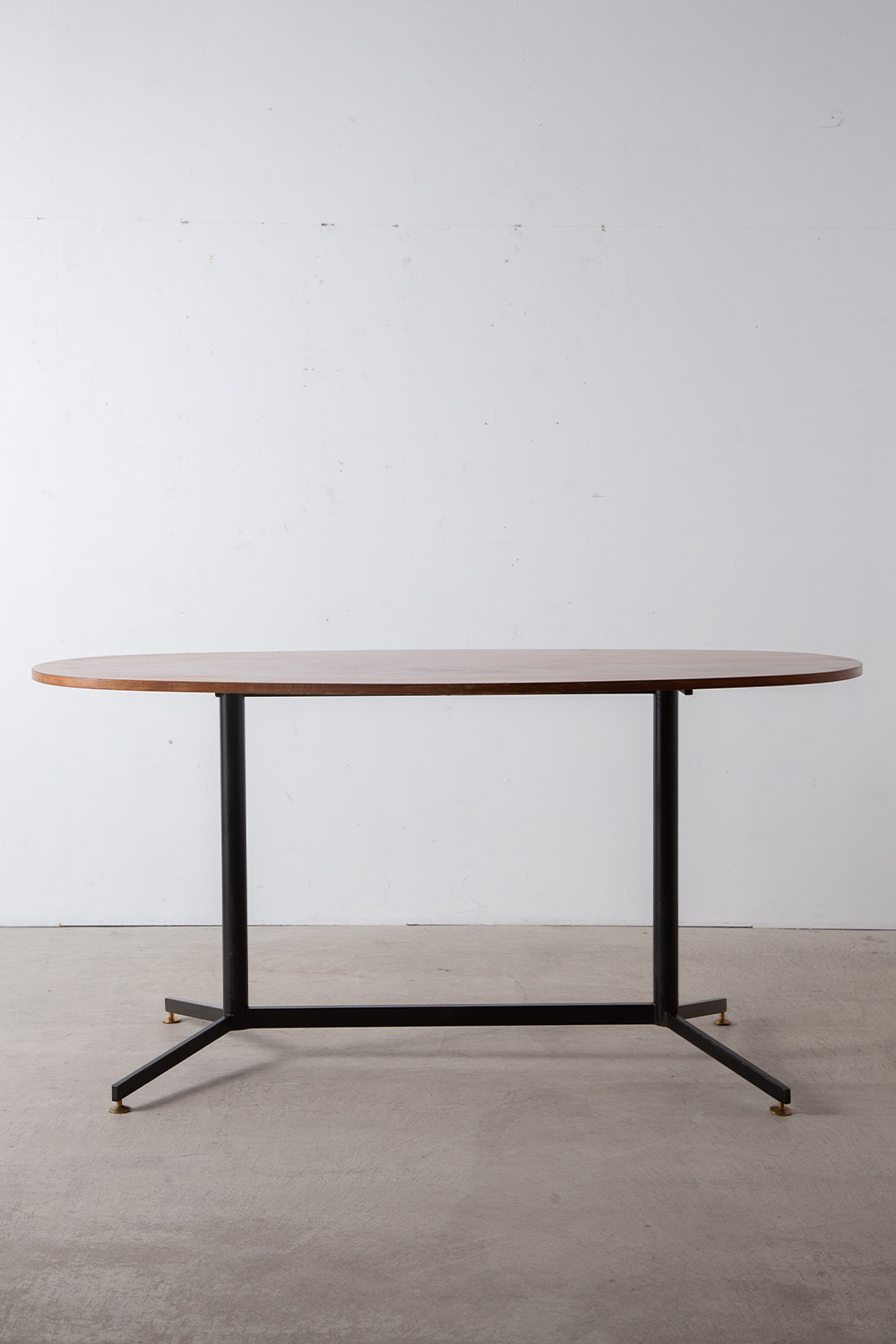 Vintage Dining Table in Wood and Steel