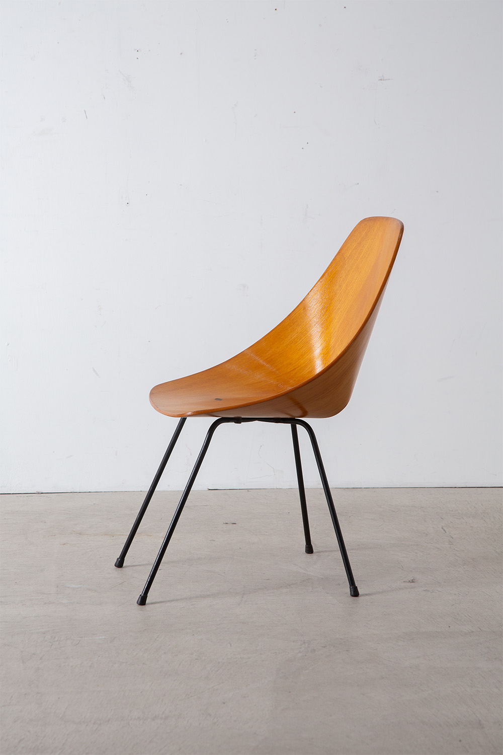 ‘Medea’ Chair by Vittorio Nobili in Wood and Steel