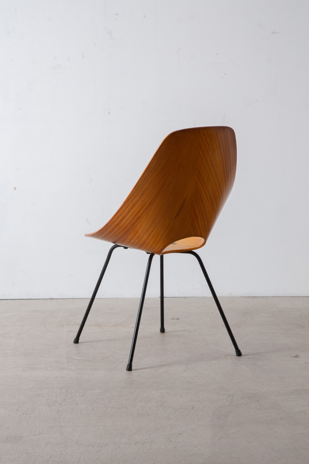 ‘Medea’ Chair by Vittorio Nobili in Wood and Steel