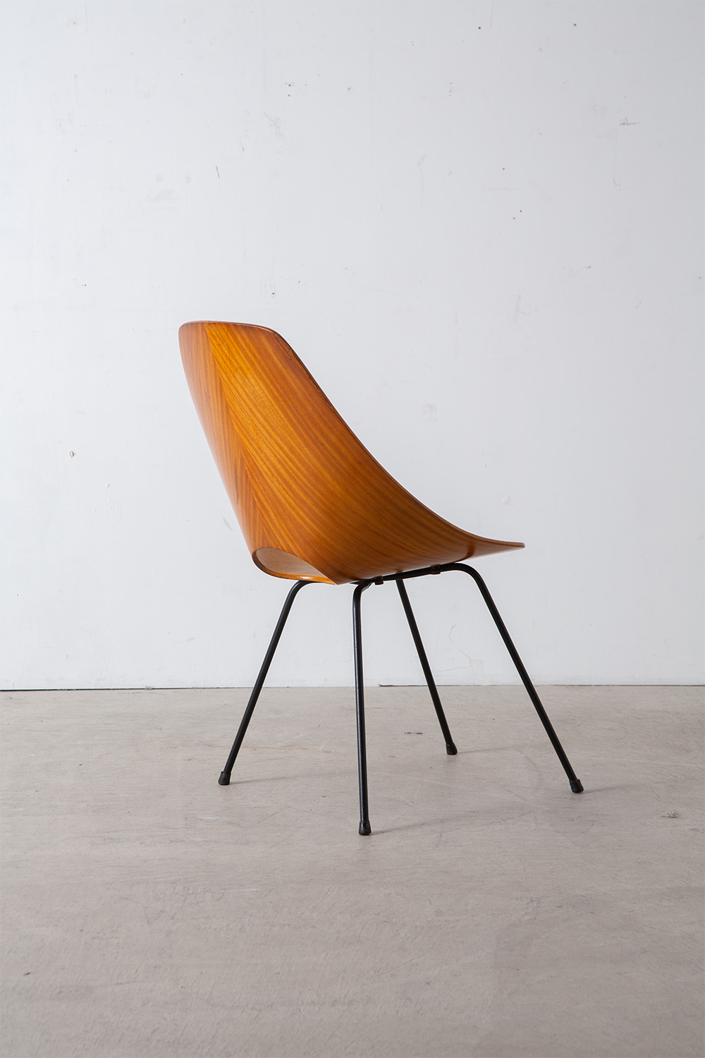 ‘Medea’ Chair by Vittorio Nobili in Wood and Steel