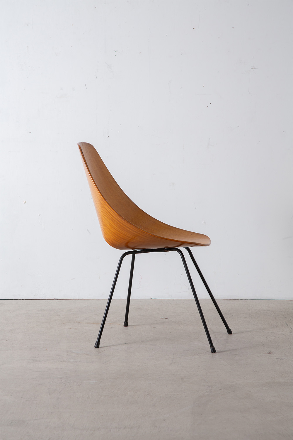 ‘Medea’ Chair by Vittorio Nobili in Wood and Steel