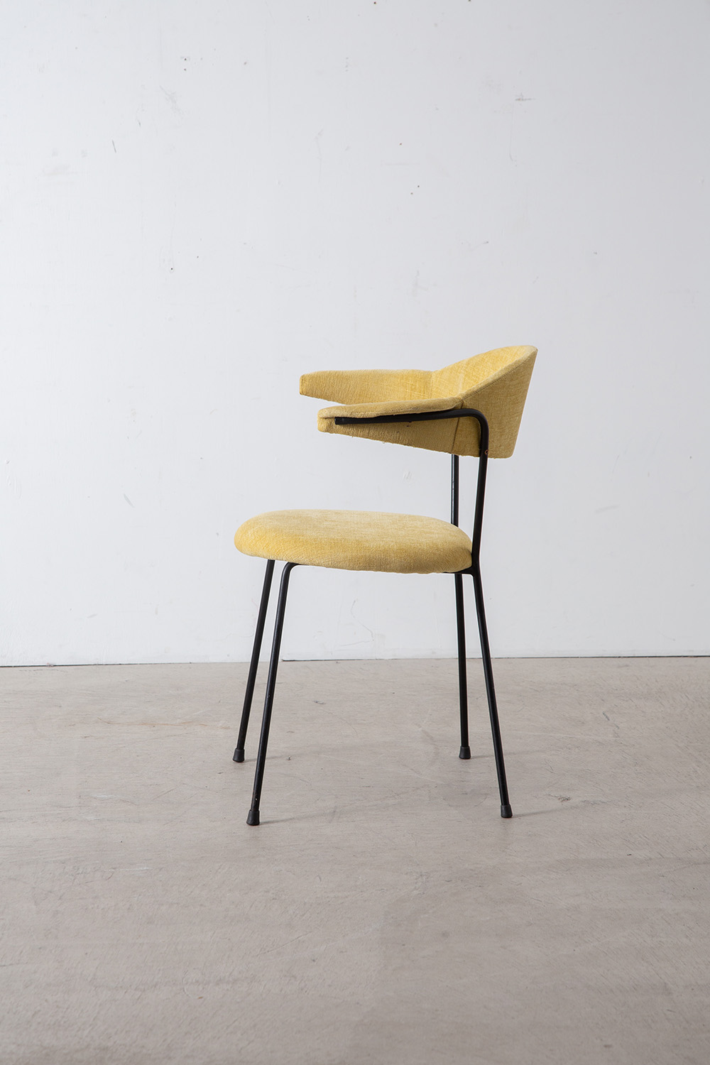 Dining Chair in Fabric and Steel