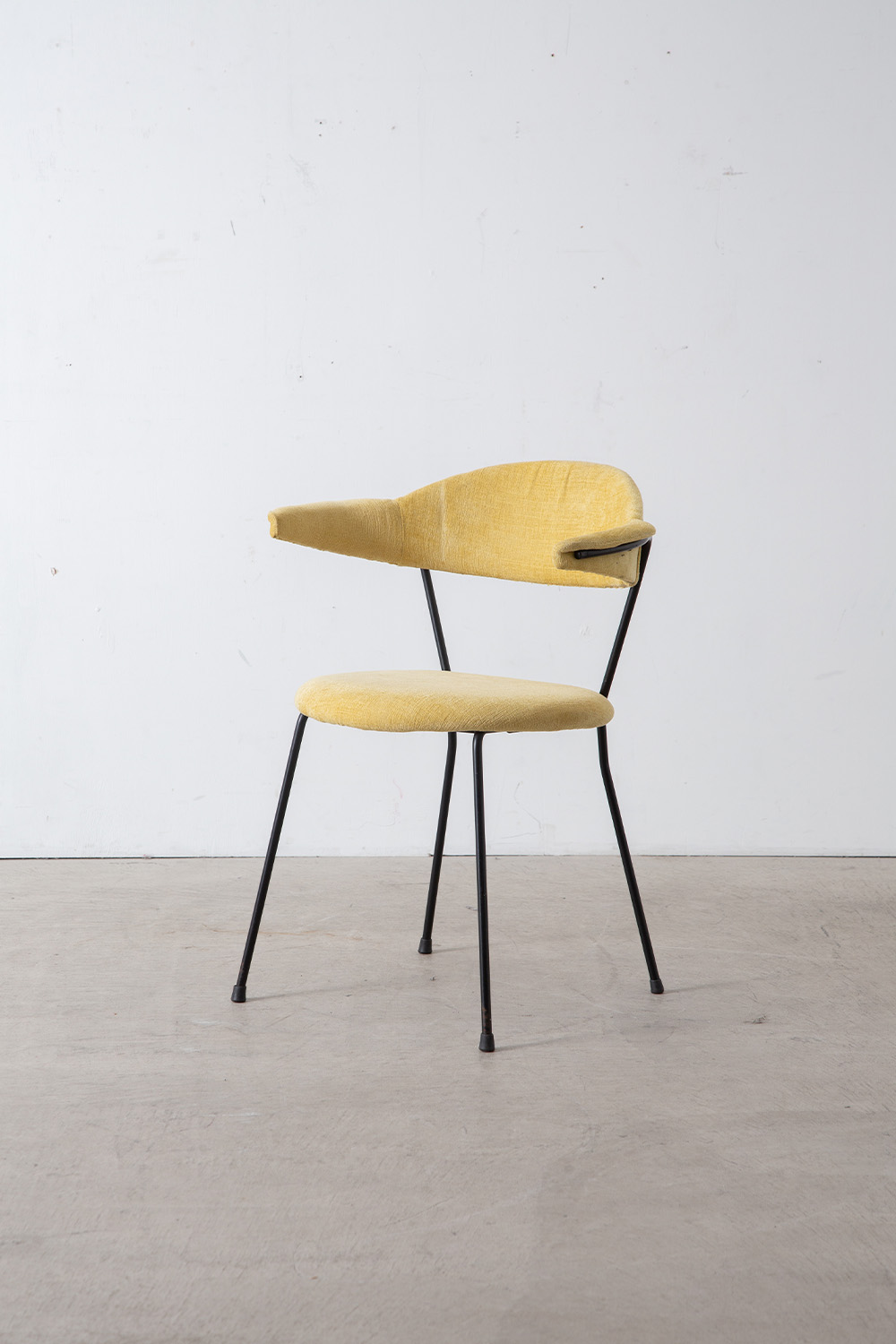 Dining Chair in Fabric and Steel