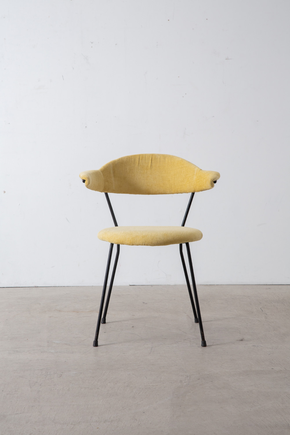 Dining Chair in Fabric and Steel