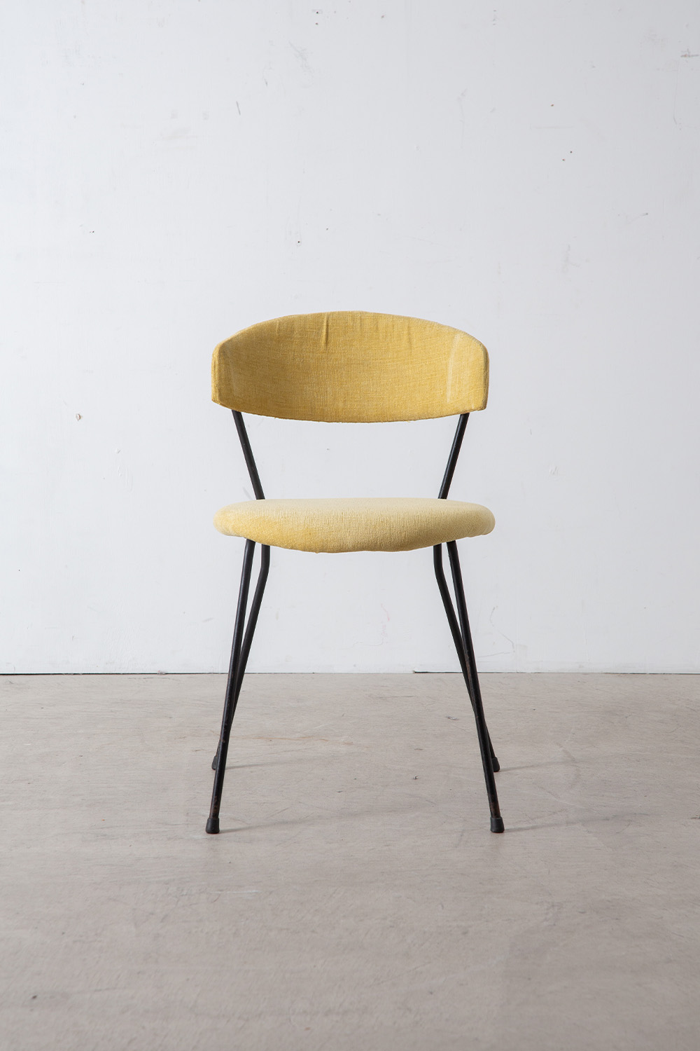 Dining Chair in Fabric and Steel