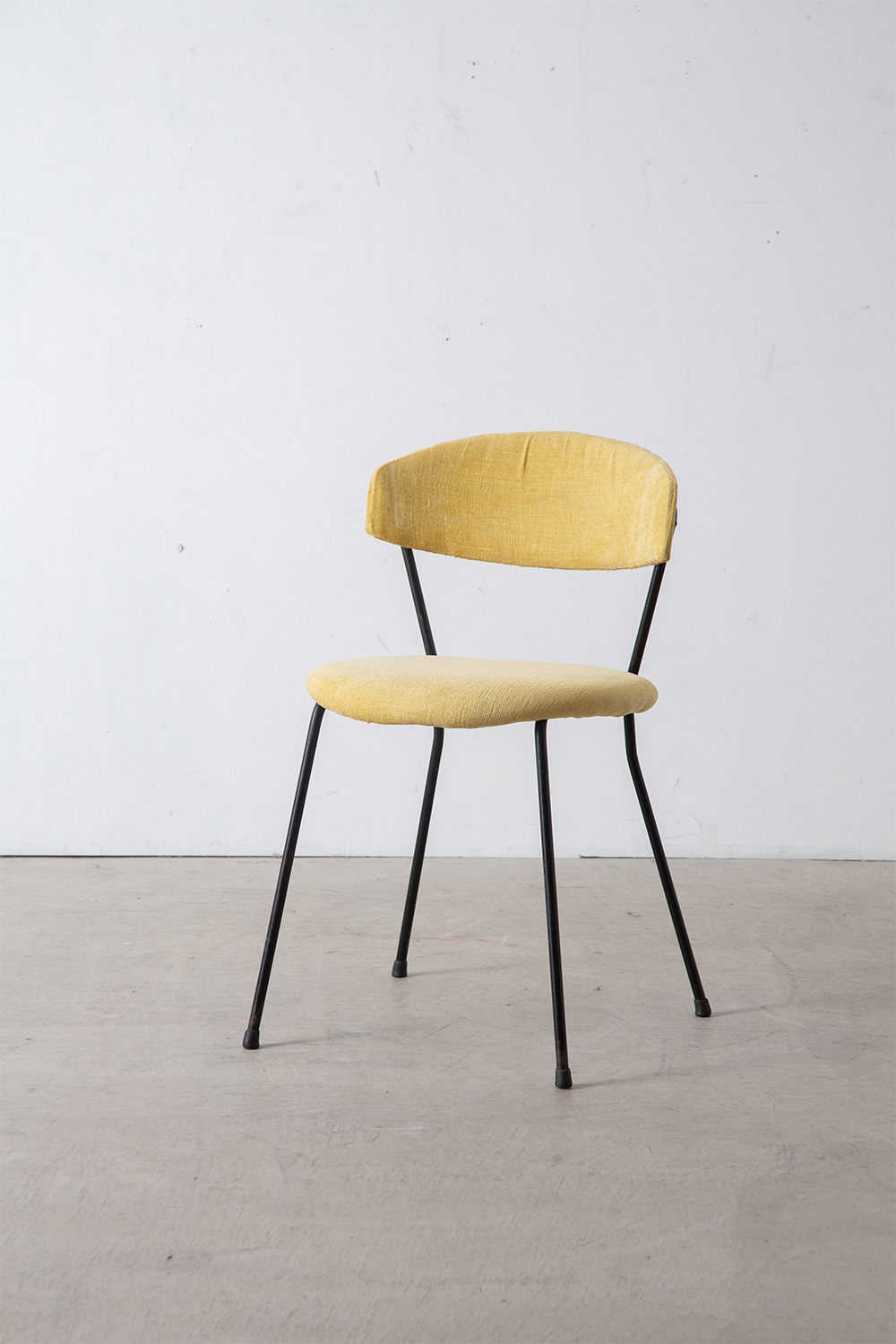 Dining Chair in Fabric and Steel