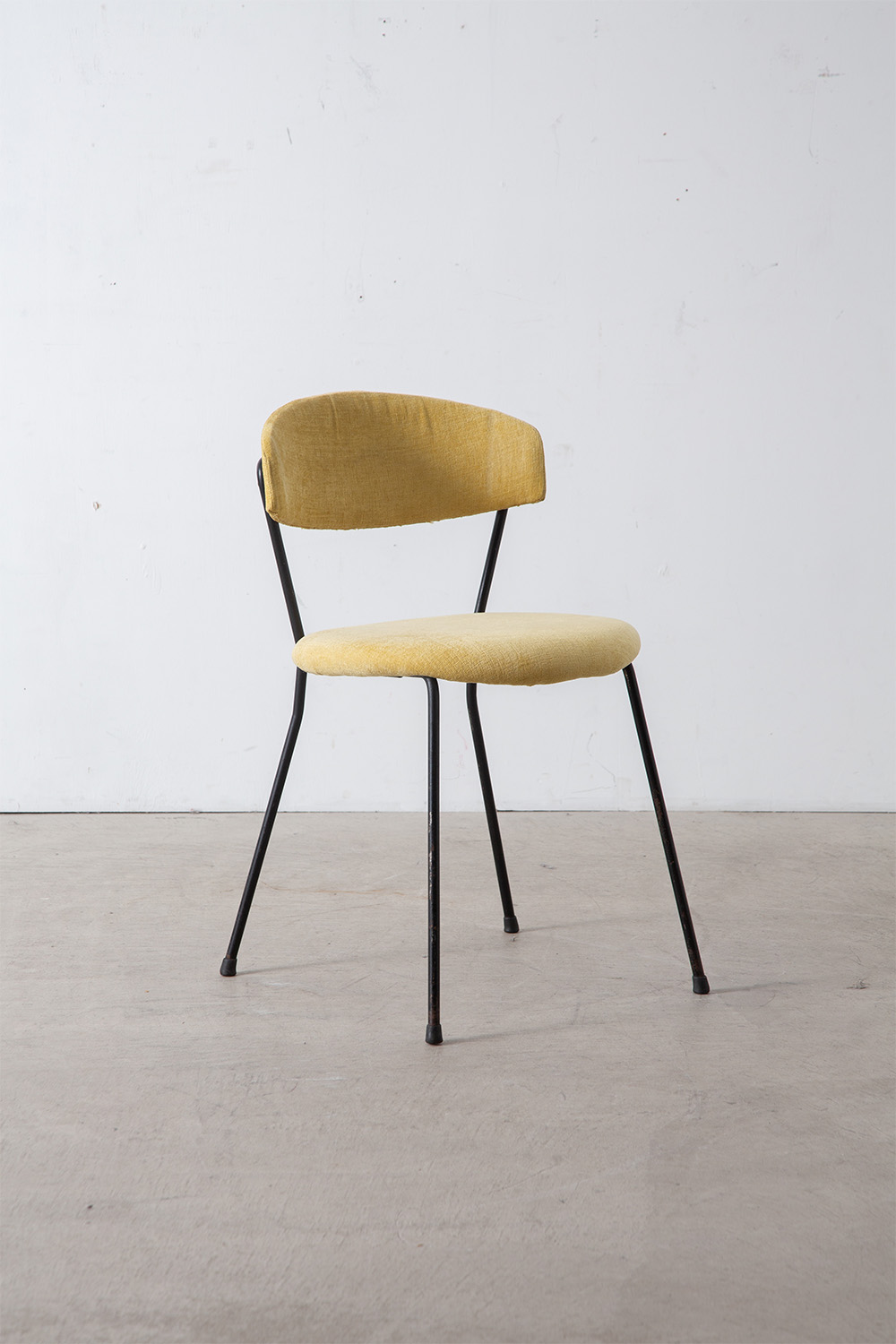 Dining Chair in Fabric and Steel