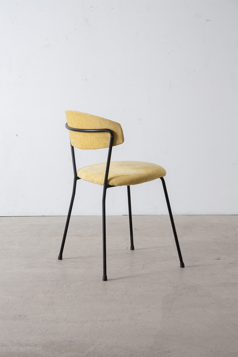 Dining Chair in Fabric and Steel