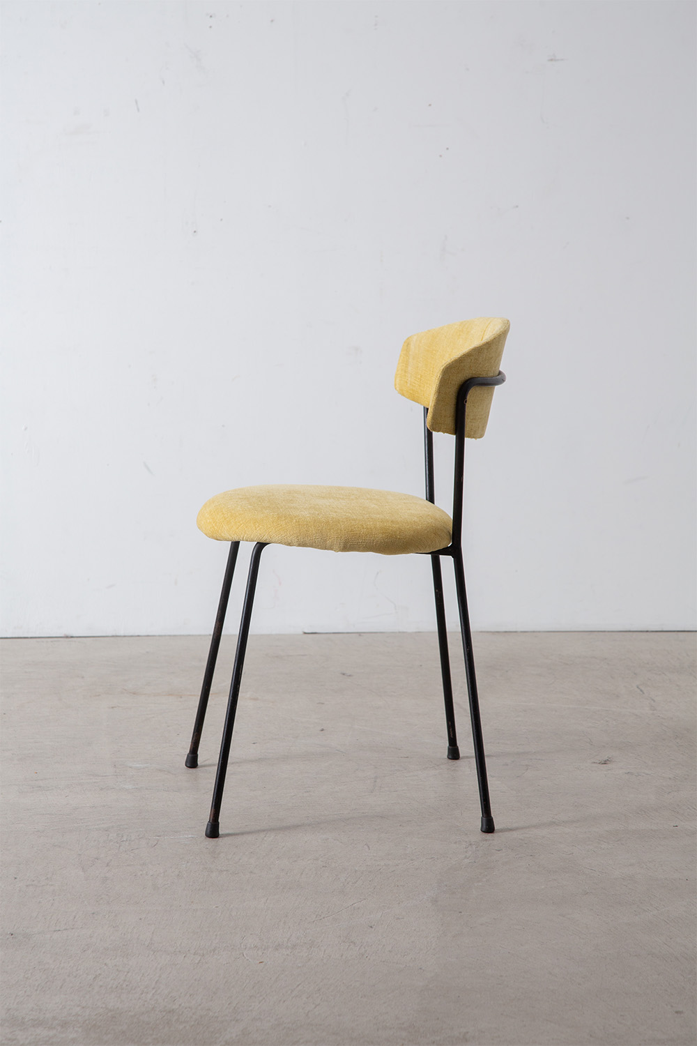 Dining Chair in Fabric and Steel