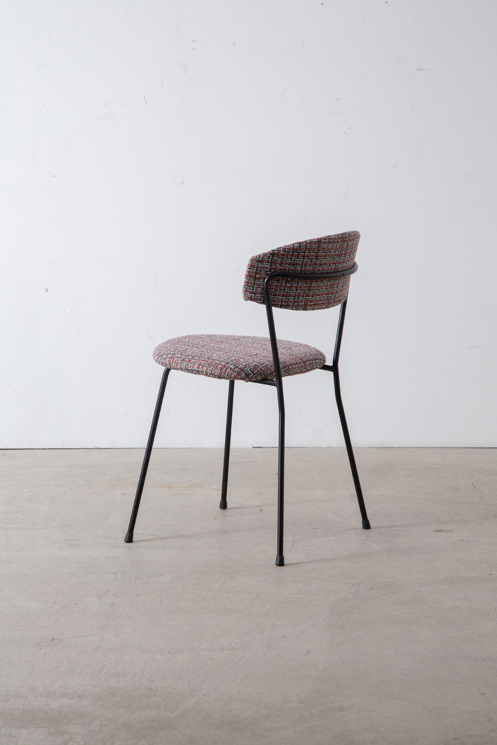 Dining Chair in Fabric and Steel