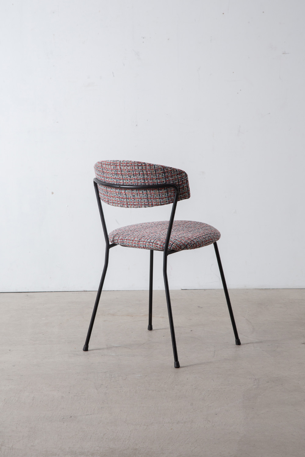 Dining Chair in Fabric and Steel