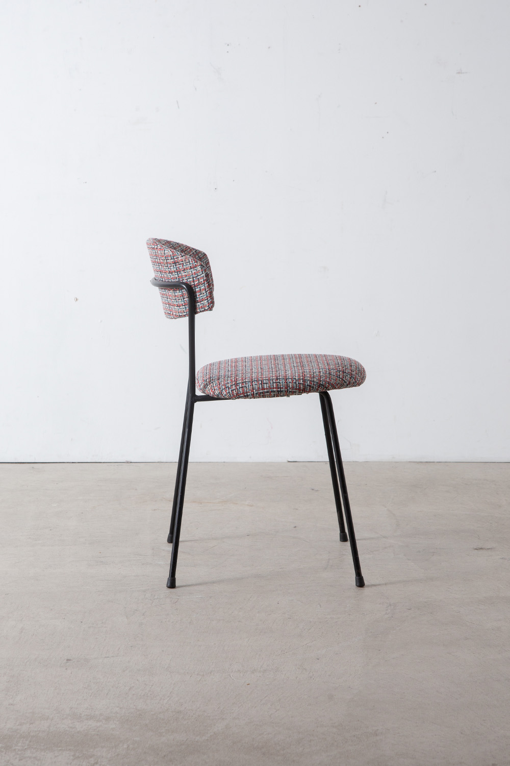 Dining Chair in Fabric and Steel