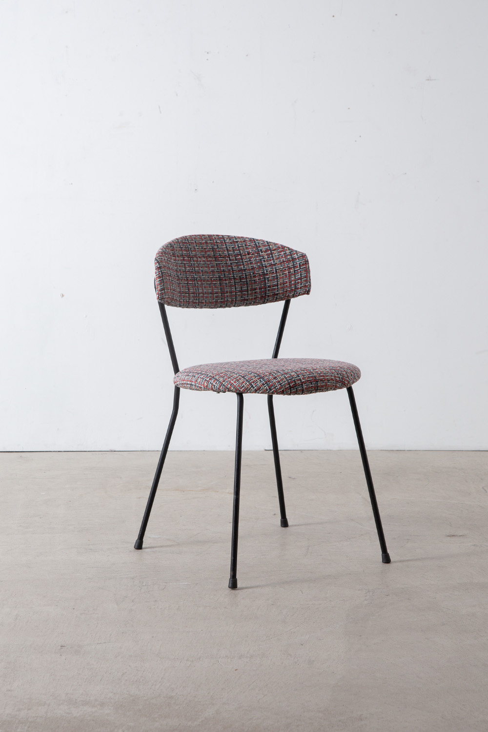 Dining Chair in Fabric and Steel