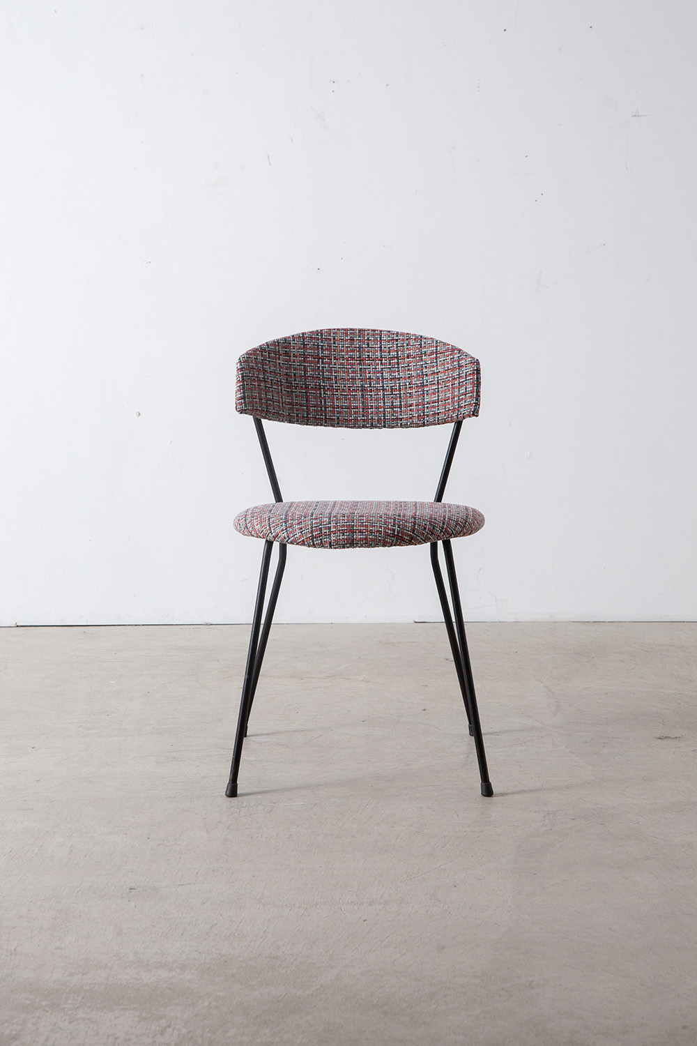 Dining Chair in Fabric and Steel