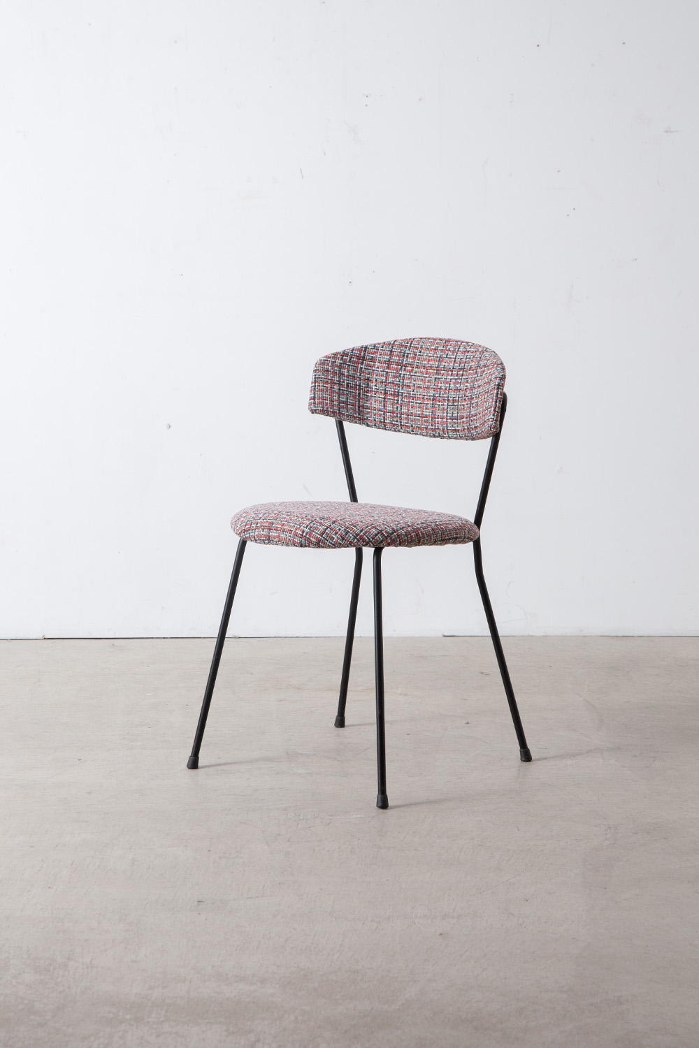 Dining Chair in Fabric and Steel