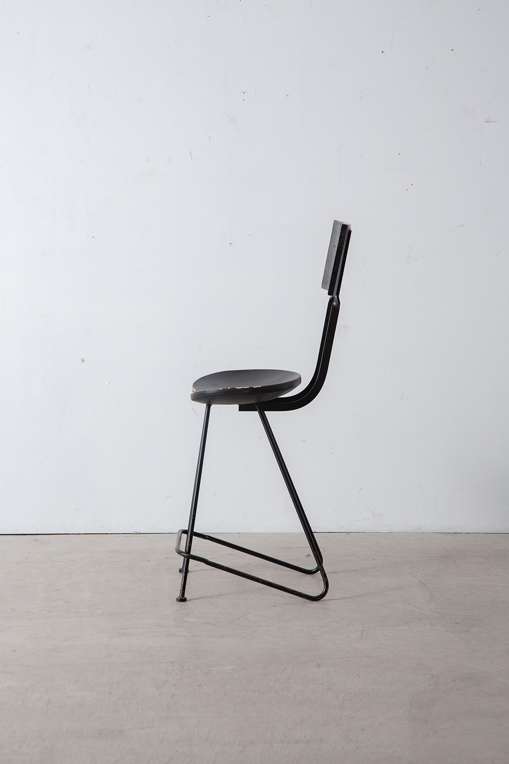 Dining Chair in Wood and Black