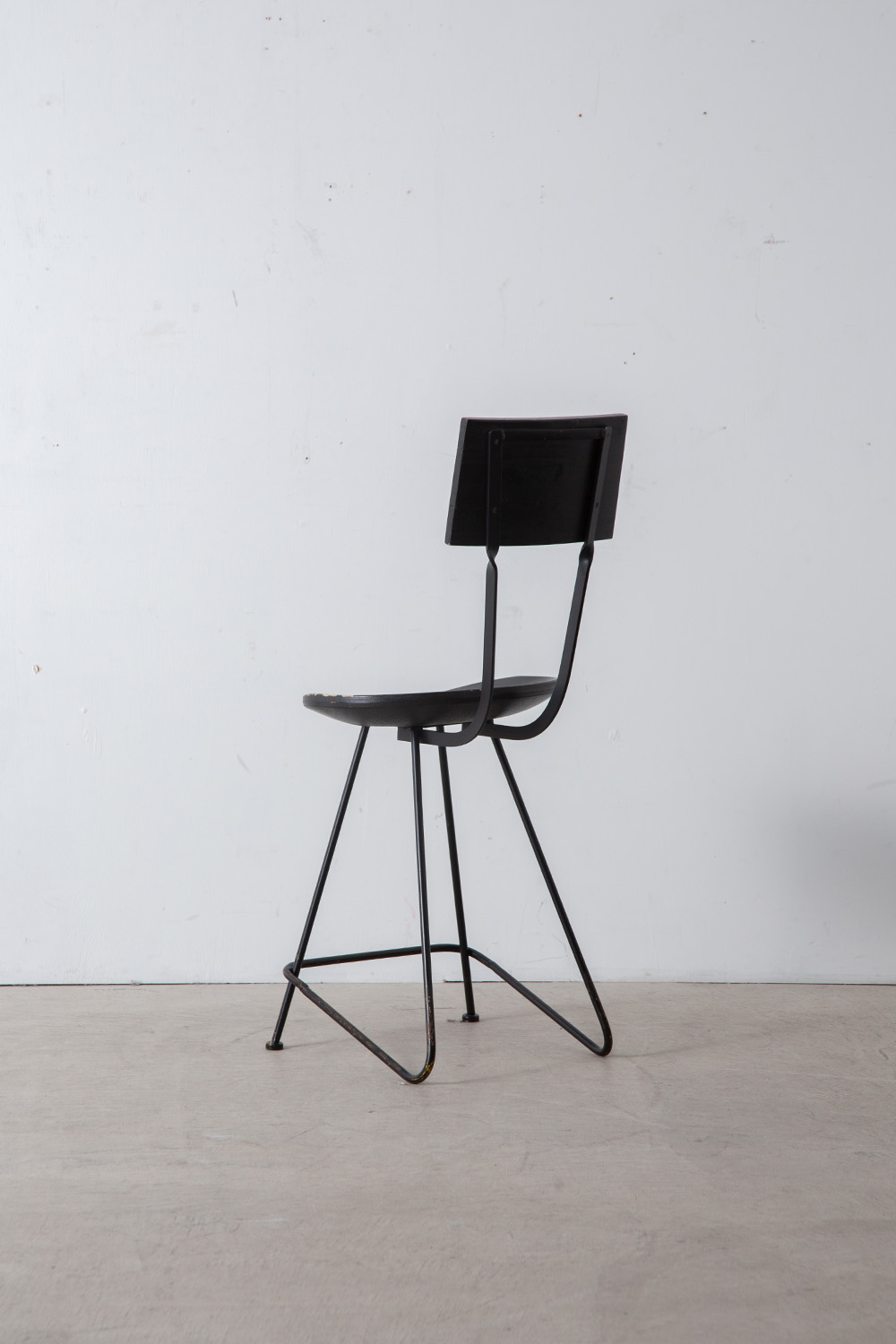 Dining Chair in Wood and Black