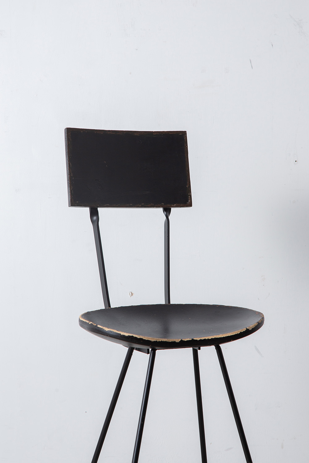 Dining Chair in Wood and Black