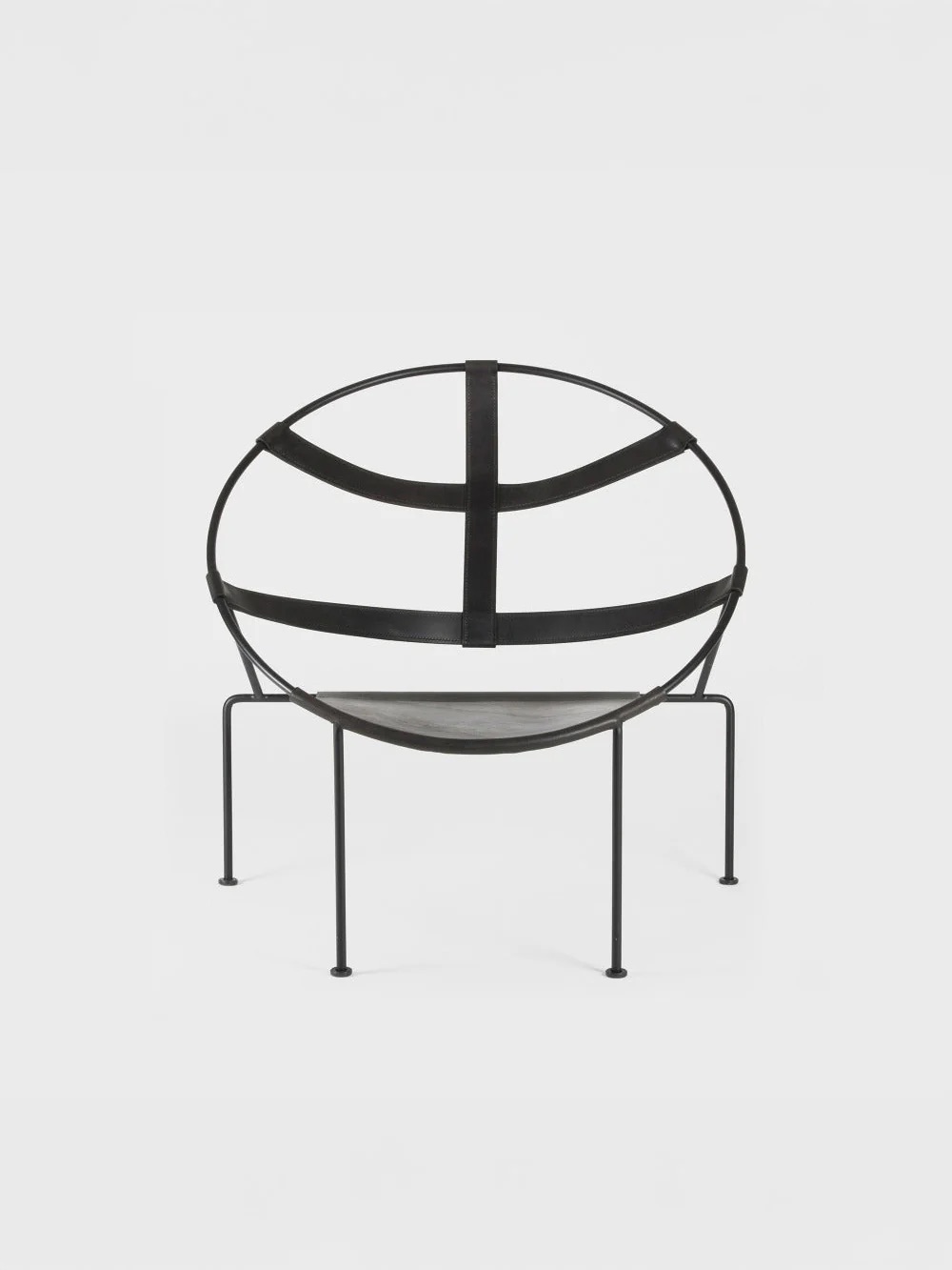 FDC1 Chair by Flavio de Carvalho for OBJEKTO in Black&nbsp;Black