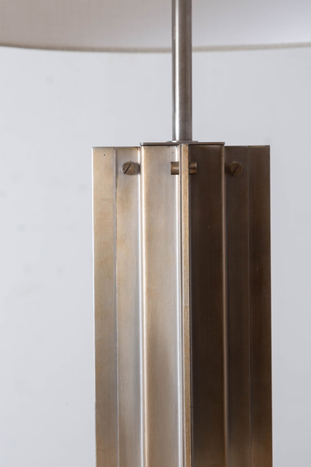 Huge Desk Lamp by Jordi Vilanova in Stainless Steel