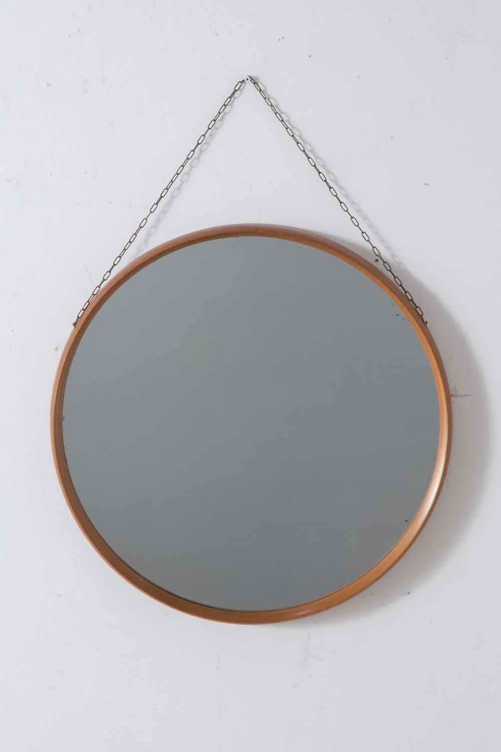 Vintage Hanging Mirror in Wood