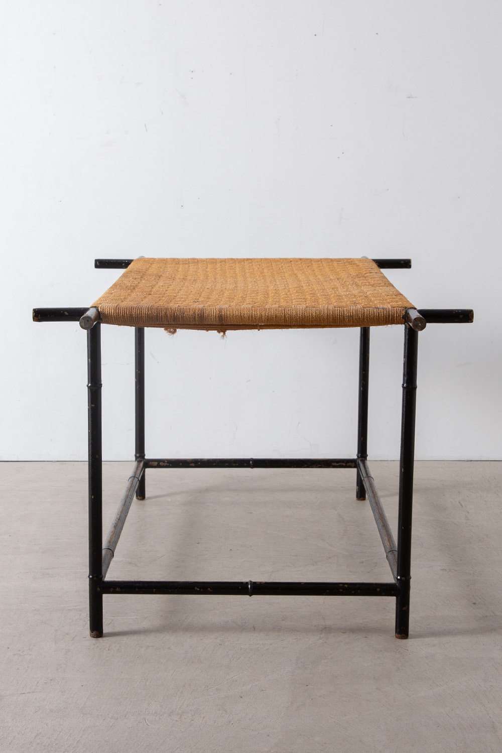 Dining Table in Steel and Rope