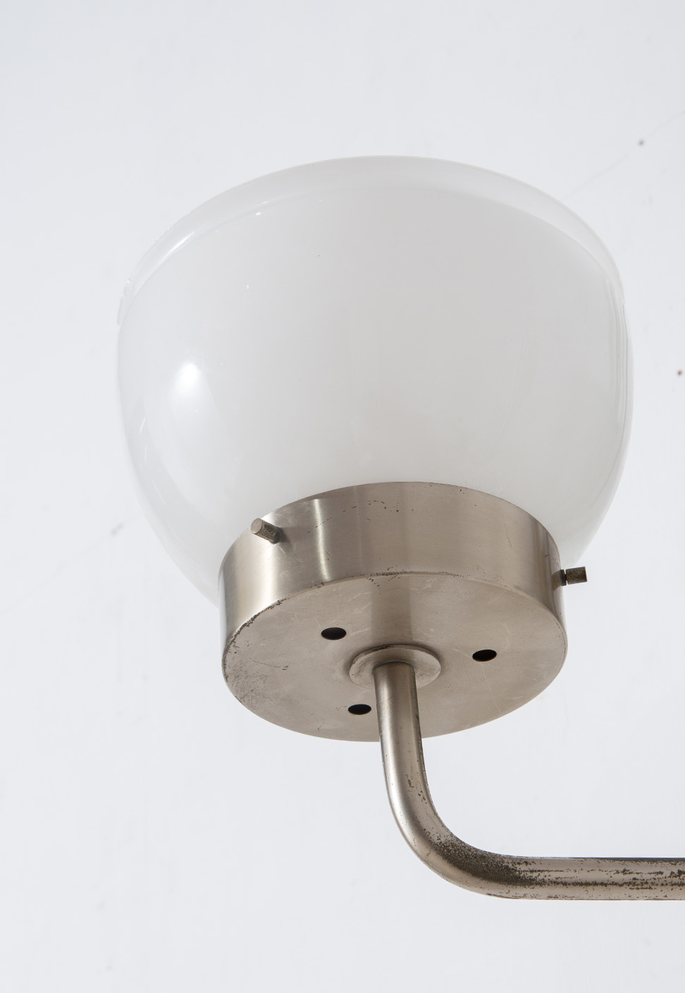 Sergio Mazza Style Wall lamp in Stainless and  Glass