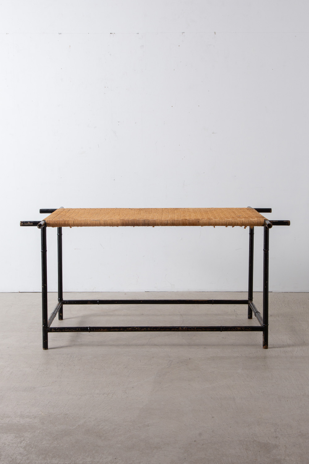 Dining Table in Steel and Rope