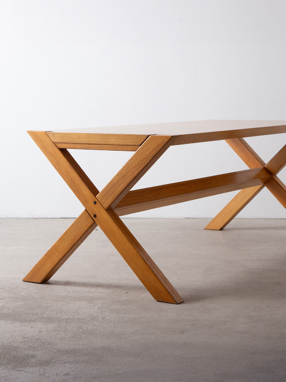 X-Line Dining Table by Werther Toffoloo and Piero Paling for Germa in Wood