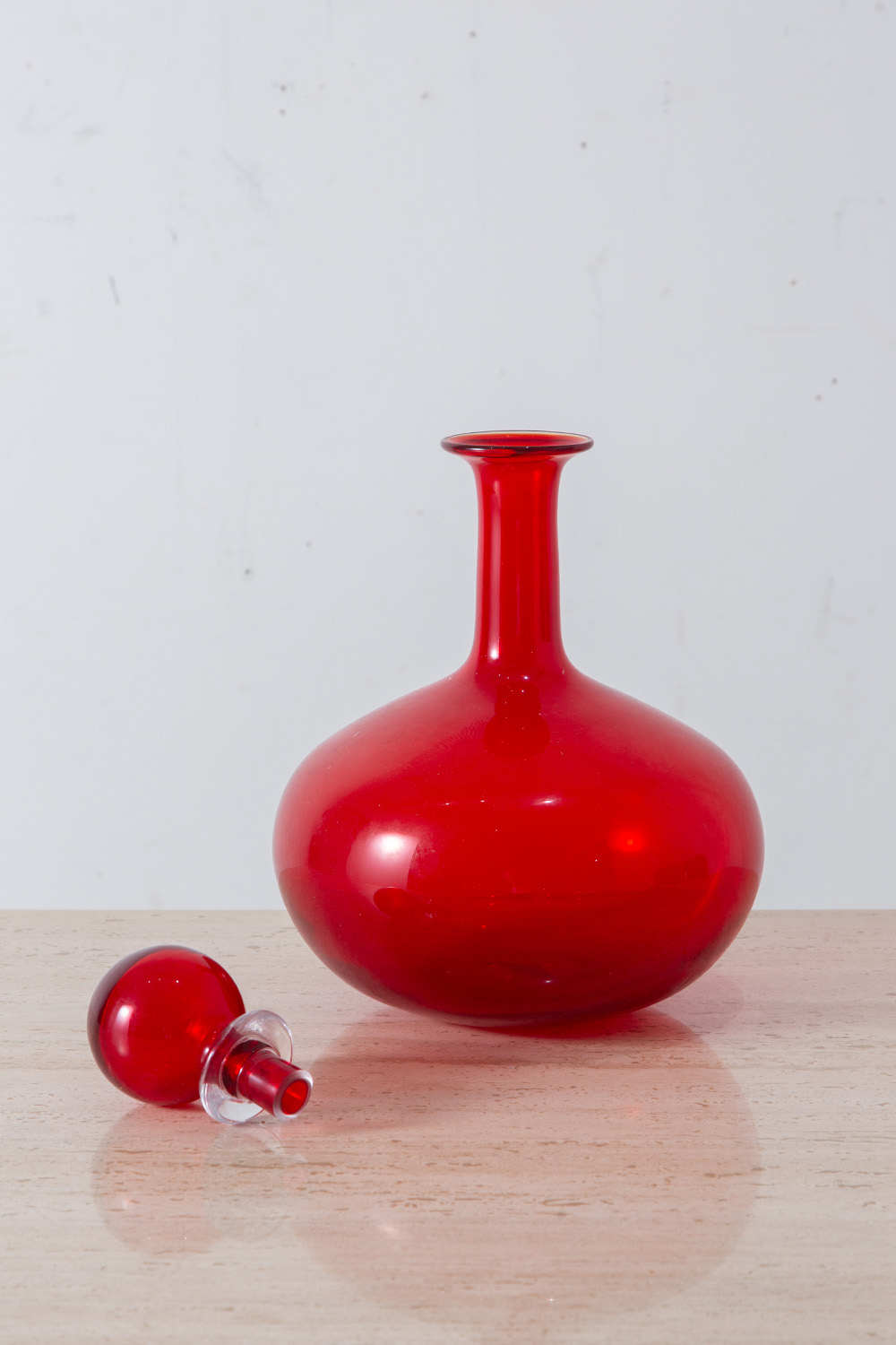 Vintage Murano Glass in Red