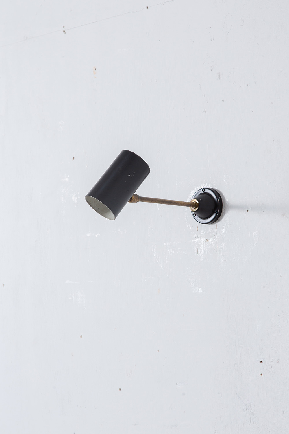 Adjustable Wall Lamp in Brass and Black #02