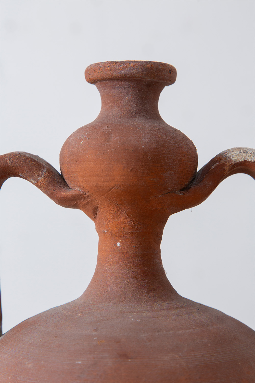 Vintage Flower Vase in Terracotta