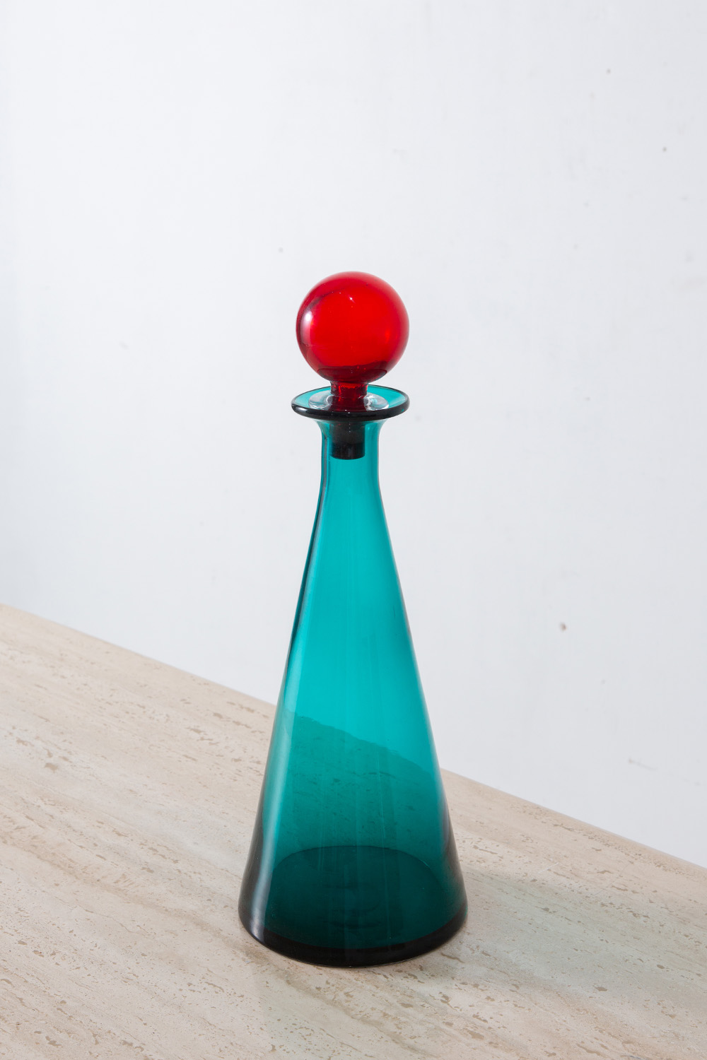 Vintage Murano Glass in Blue and Red