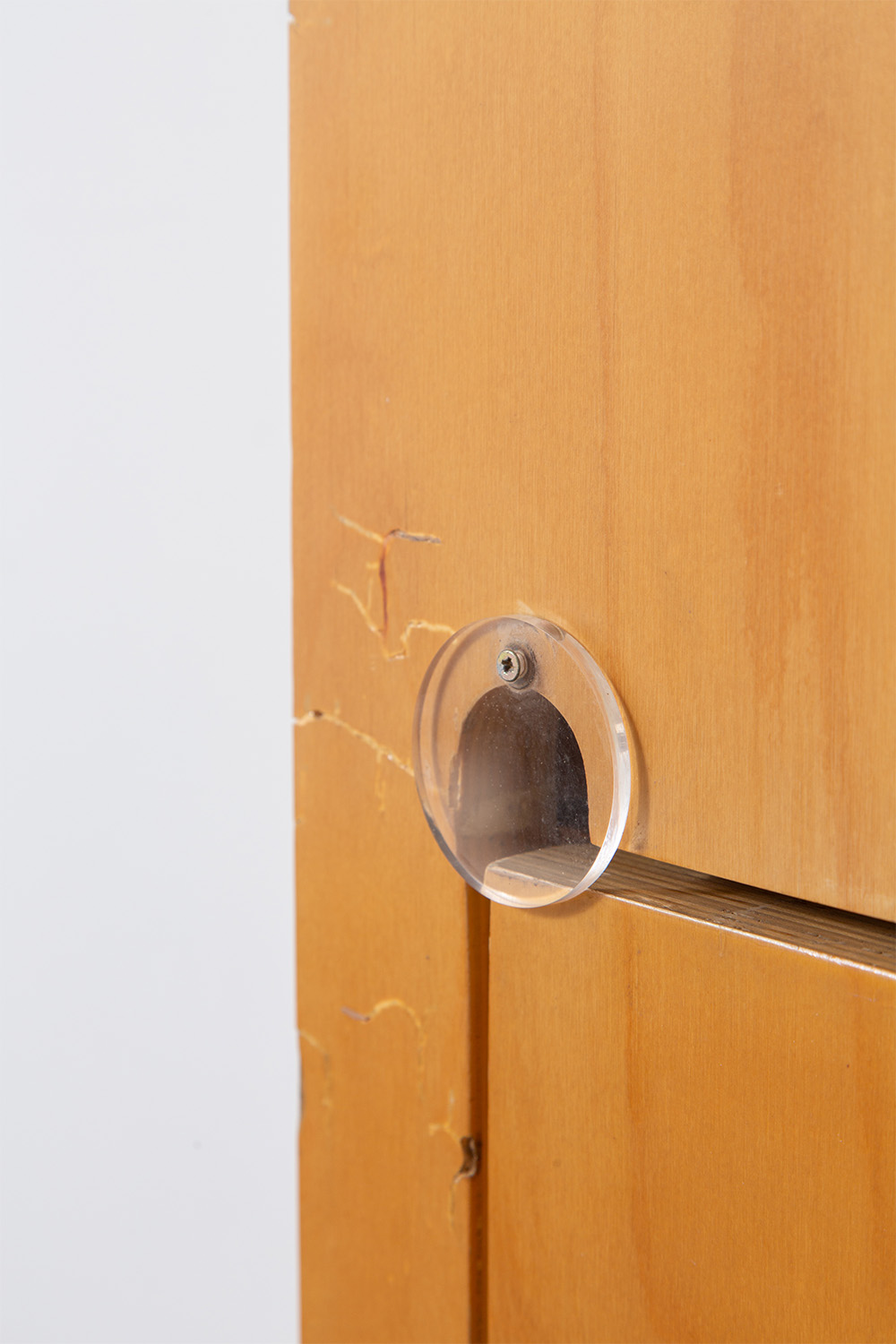 Bookcase with Flap Table by Anonima Design for Bonetto in Birch