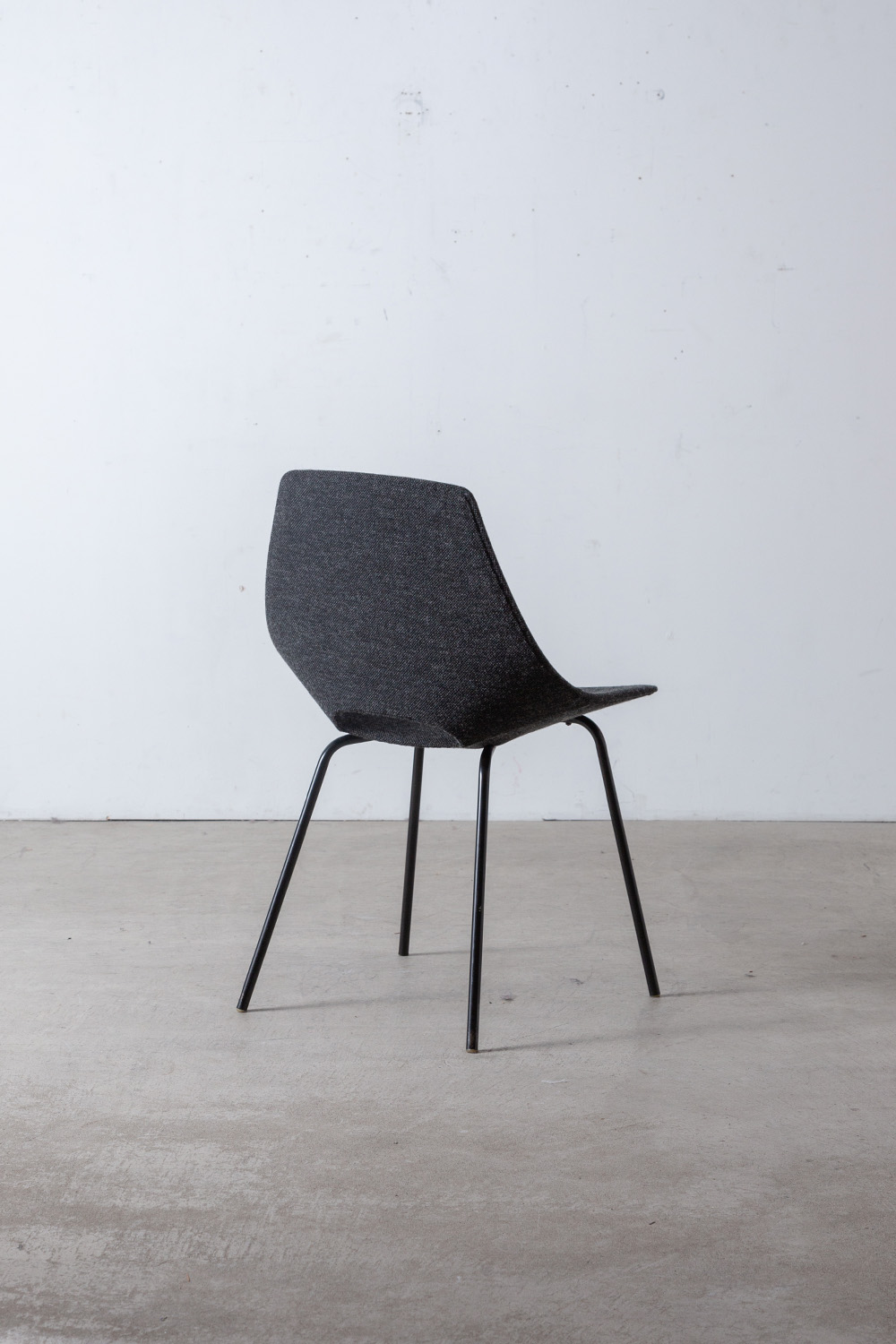 Amsterdam Chair by Pierre Guariche for Stainer in Dark Gray