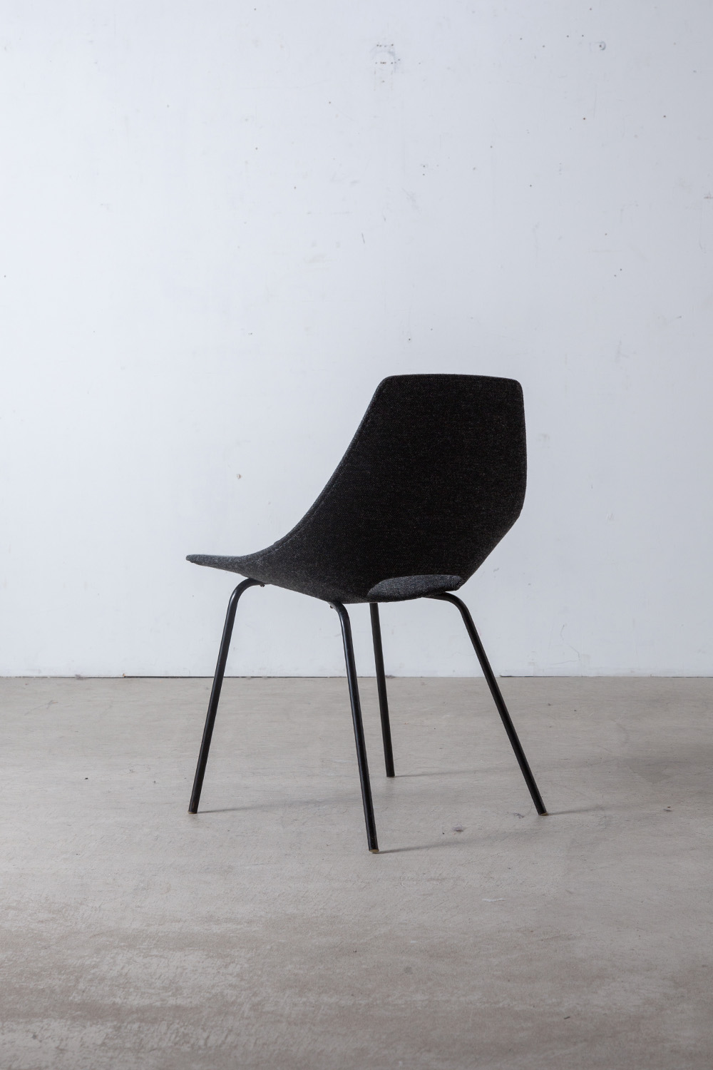 Amsterdam Chair by Pierre Guariche for Stainer in Dark Gray