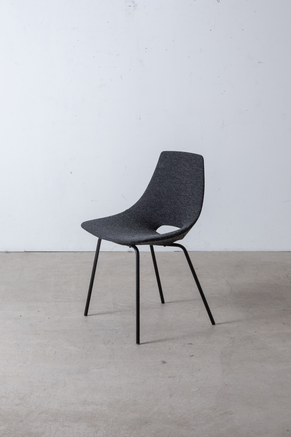 Amsterdam Chair by Pierre Guariche for Stainer in Dark Gray