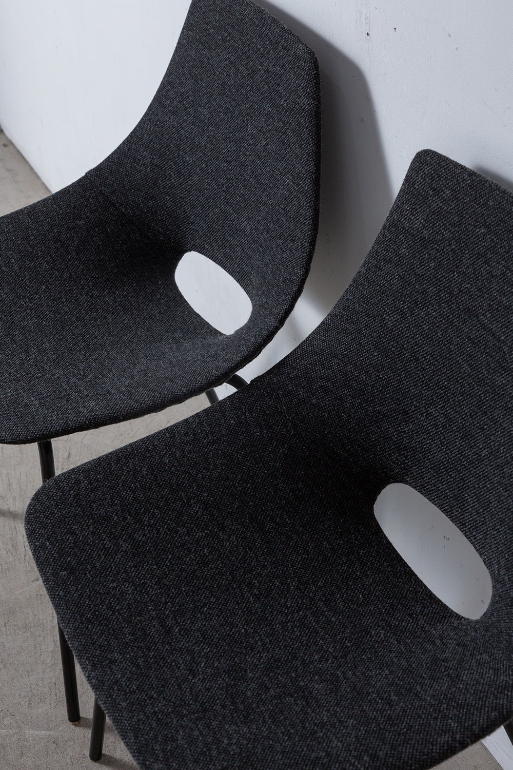 Amsterdam Chair by Pierre Guariche for Stainer in Dark Gray