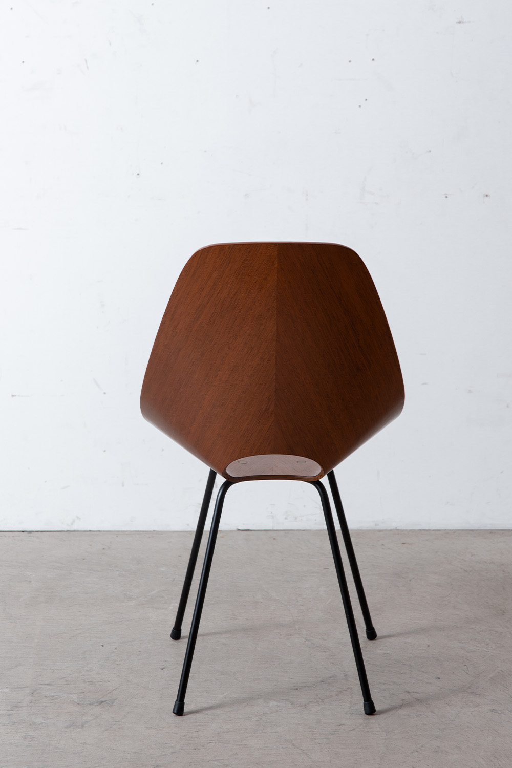 ‘Medea’ Chair by Vittorio Nobili for Medea in Mahogany and Steel