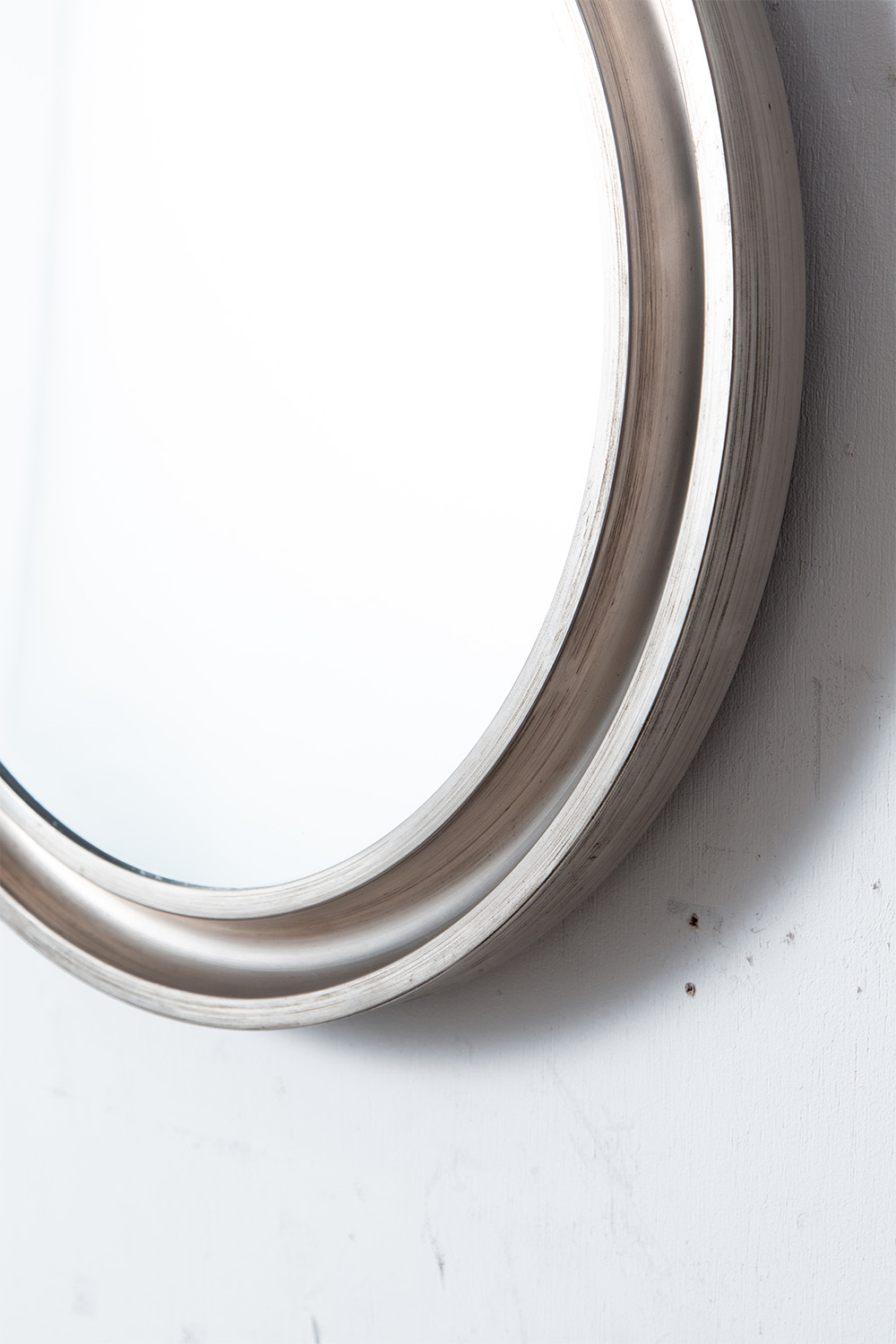 Round Wall  Mirror by Sergio Mazza for Artemide in Nickel