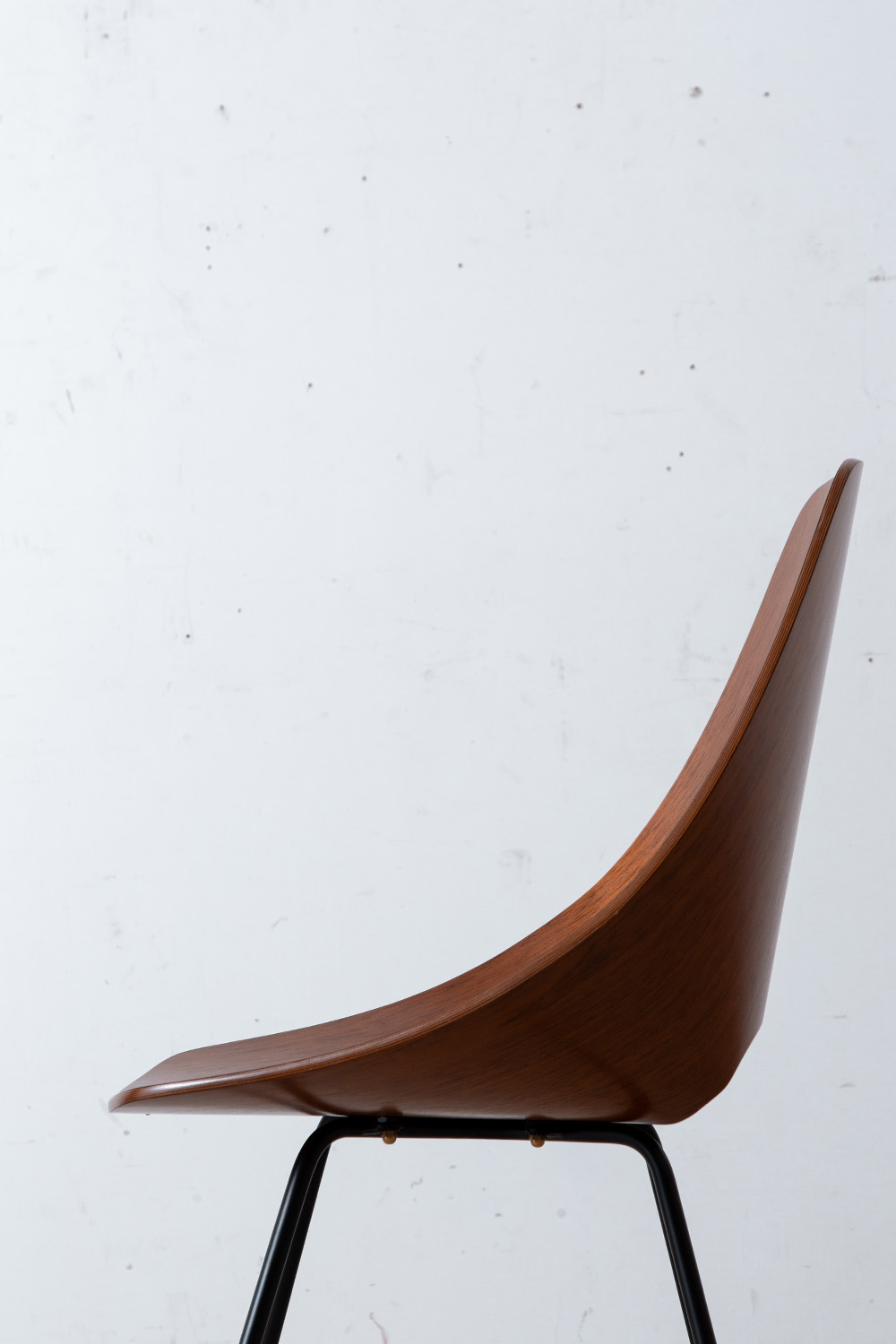 ‘Medea’ Chair by Vittorio Nobili for Medea in Mahogany and Steel