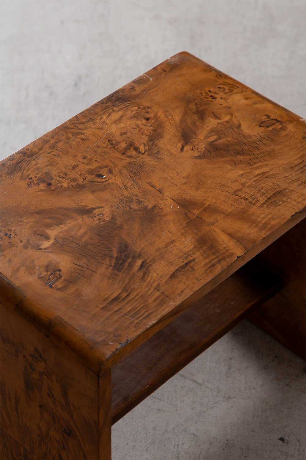 Art Deco Style Side Table in Wood