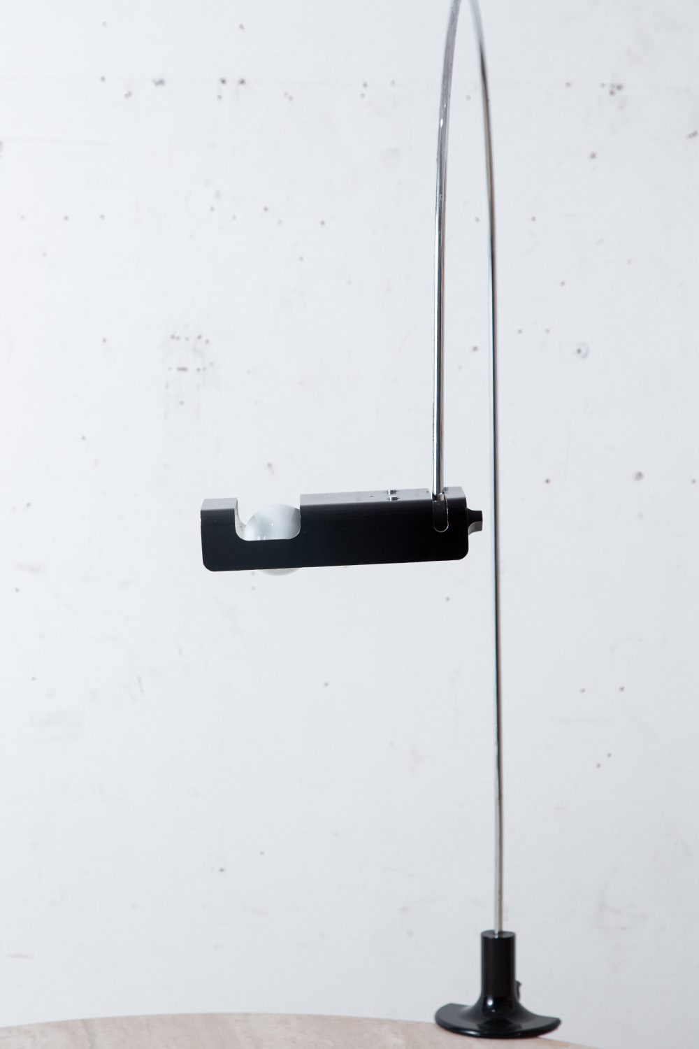 ‘Spider’ Desk Lamp by Joe Colombo for Oluce in Steel and Black