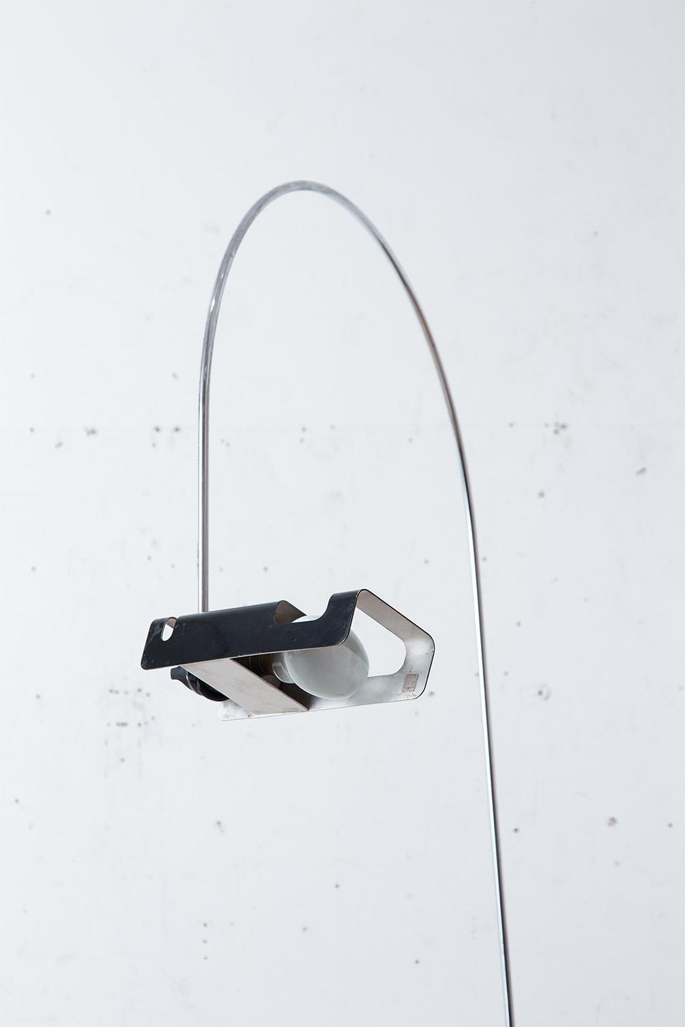 ‘Spider’ Desk Lamp by Joe Colombo for Oluce in Steel and Black