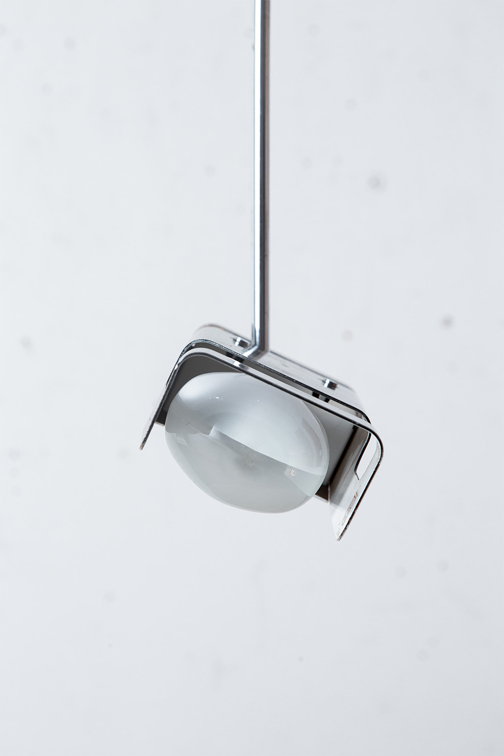 ‘Spider’ Desk Lamp by Joe Colombo for Oluce in Steel and Black