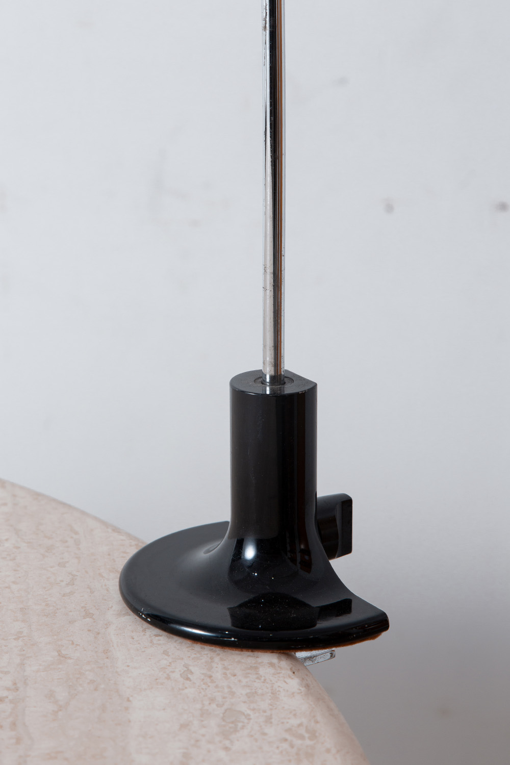 ‘Spider’ Desk Lamp by Joe Colombo for Oluce in Steel and Black