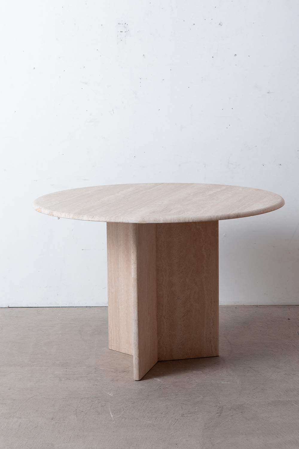 Round Table in Travertine