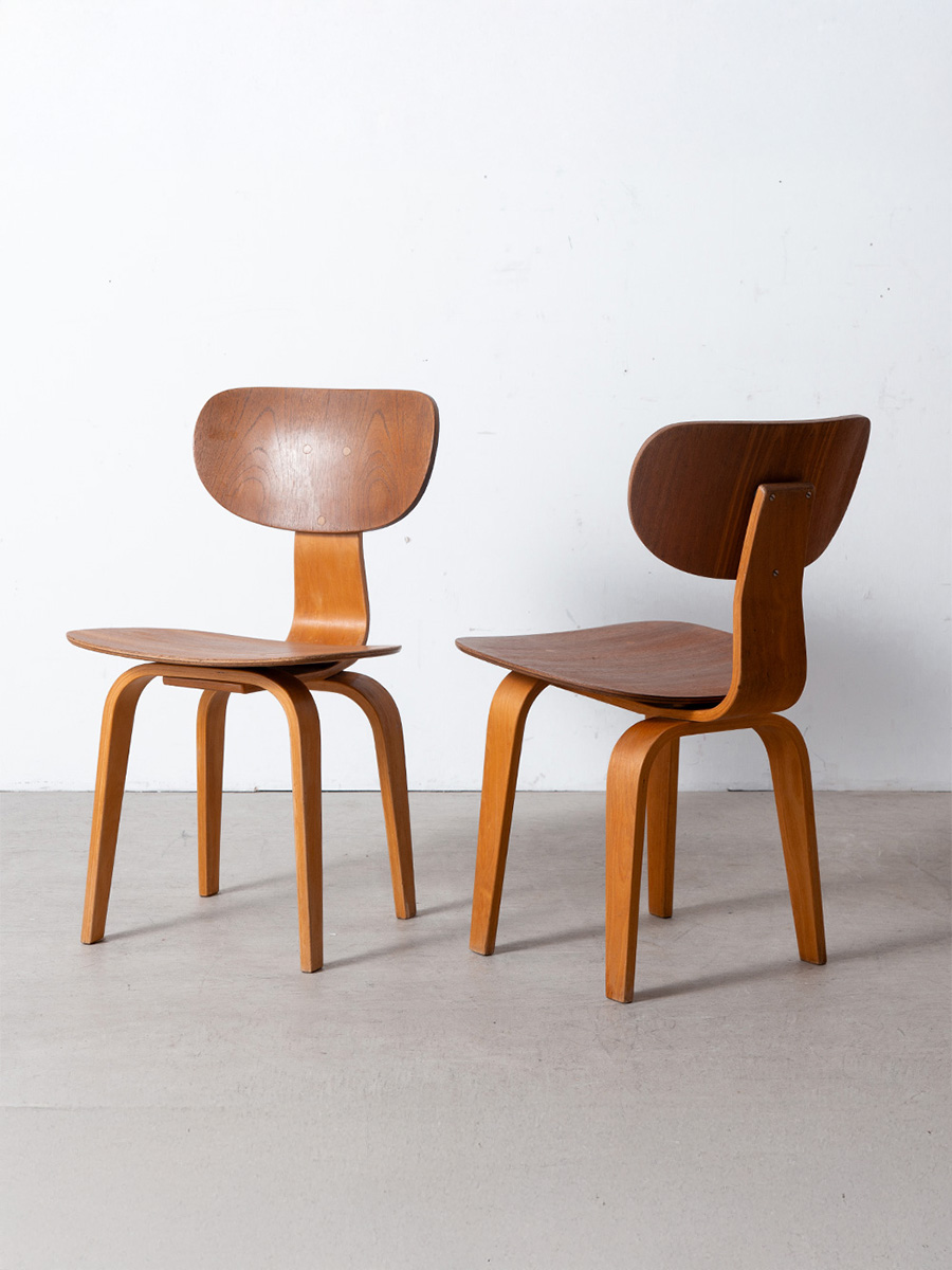 ‘SB02’ Dining Chair by Cees Braakman for PASTOE in Wood