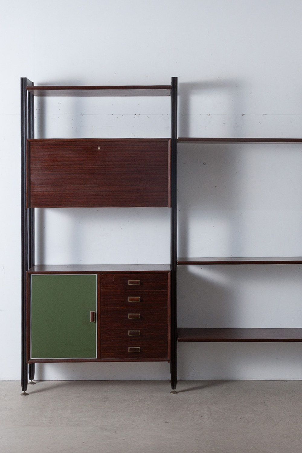 Shelf for La Permanente Mobili Cantu in Wood and Steel